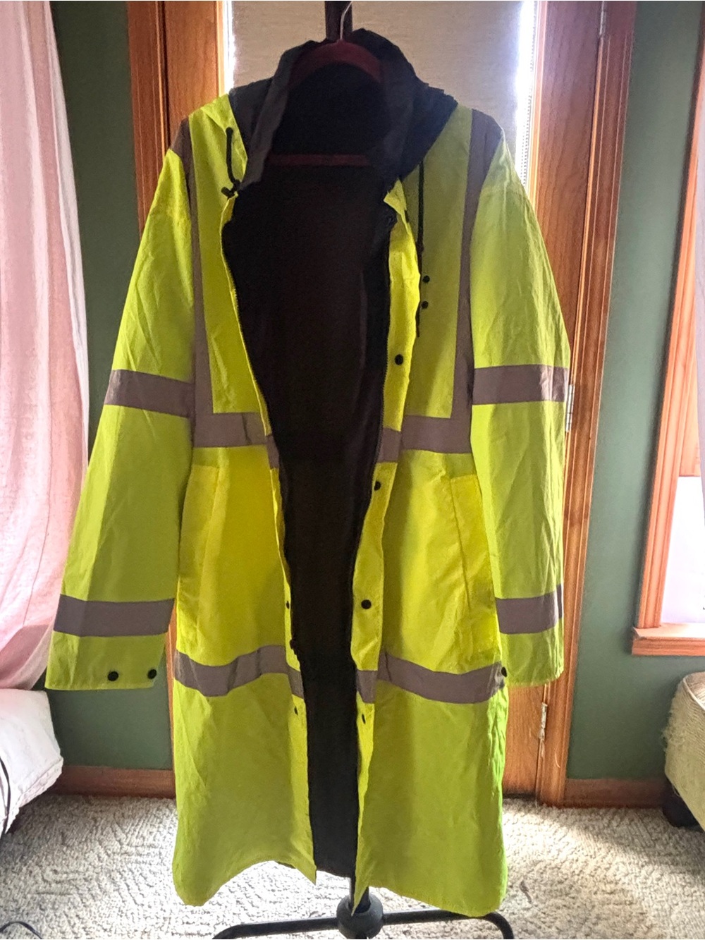 High Visibility Safety Raincoat XL